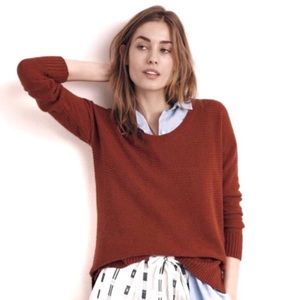 Madewell Burnt Orange Sweater >> Perfect condition